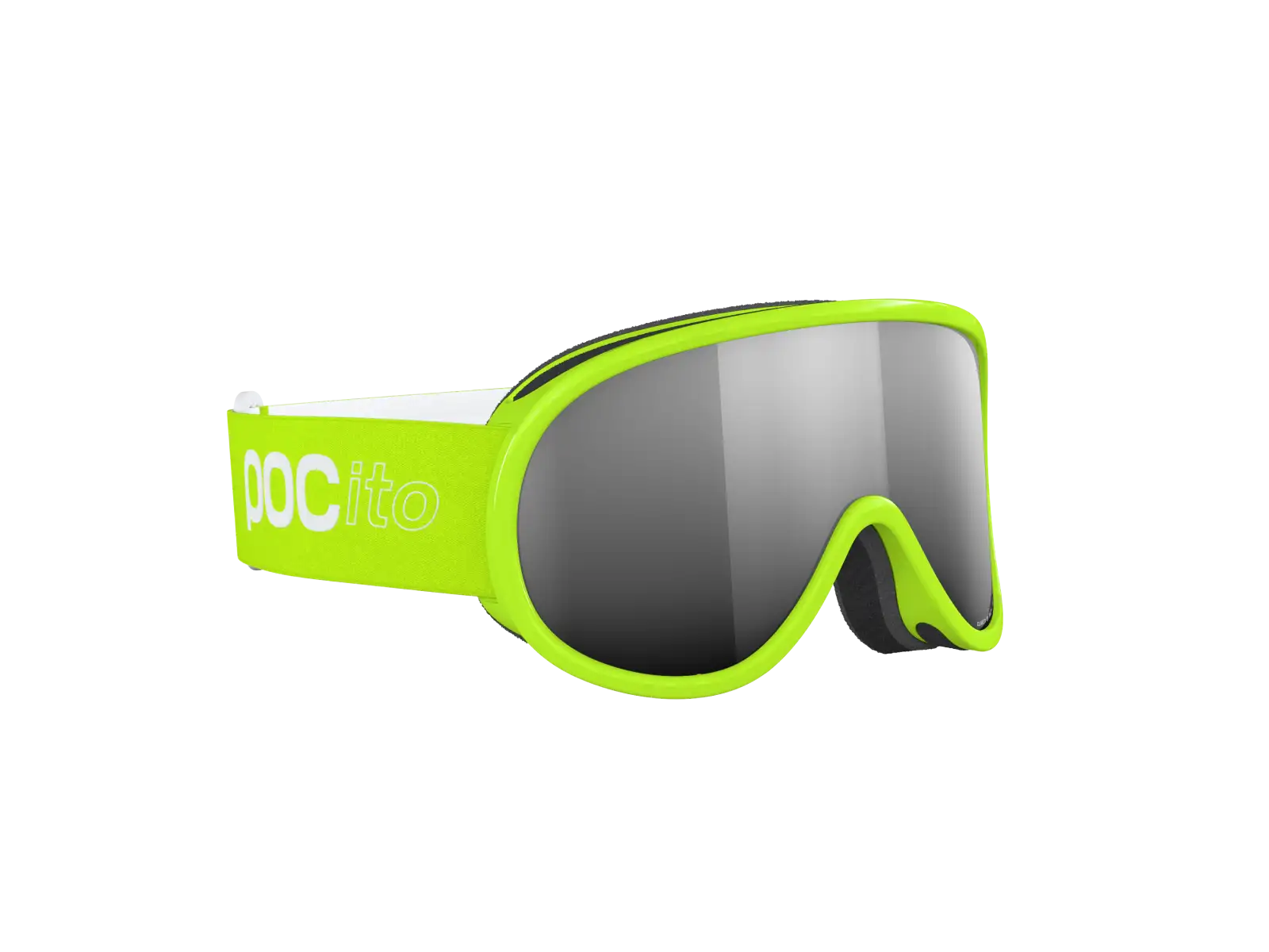 POC POCito Retina dětské lyžařské brýle Fluorescent Yellow/Green/Partly Sunny Silver