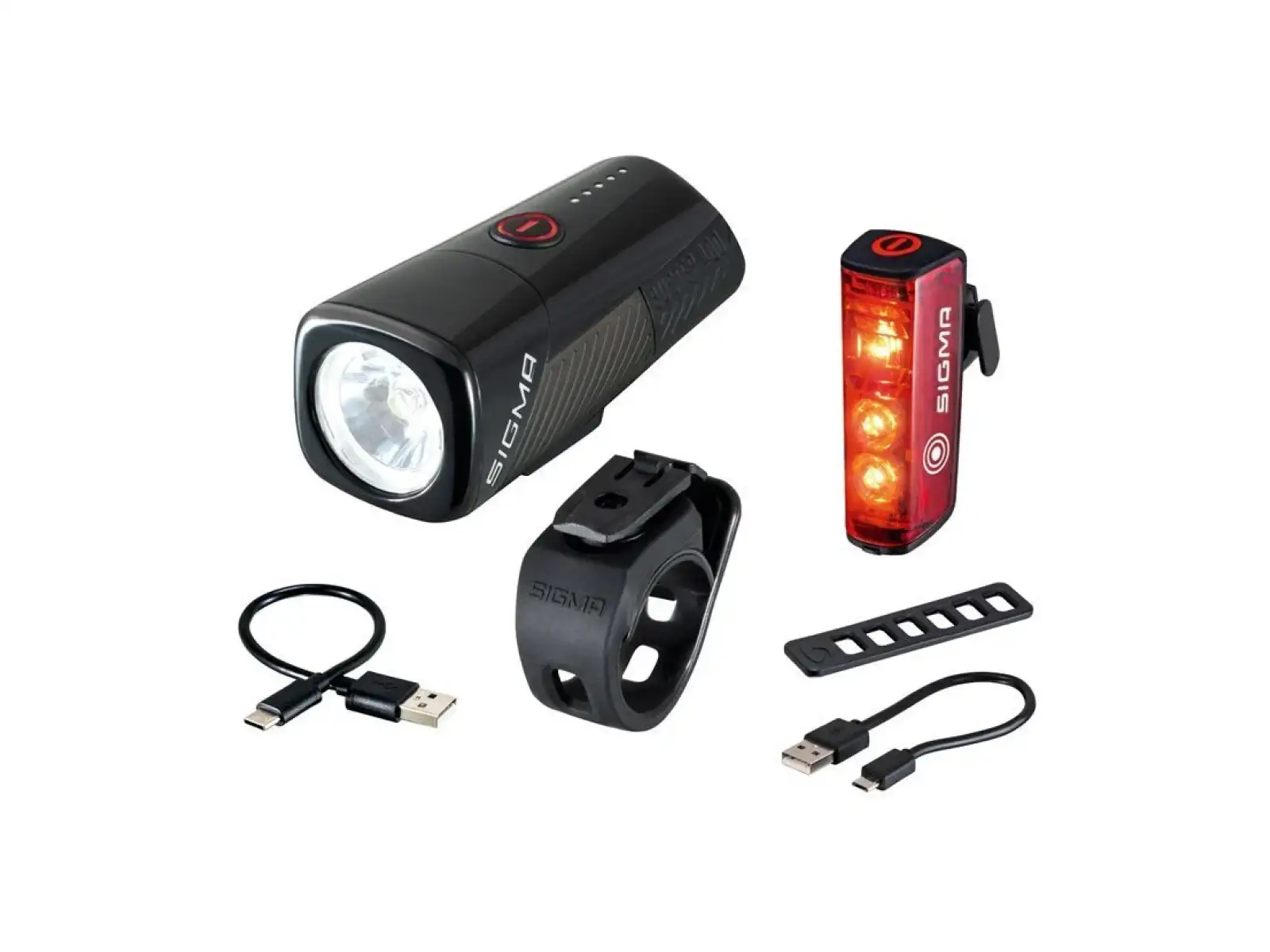 Sigma Sport Buster 400 + Blaze Flash sada světel přední a zadní