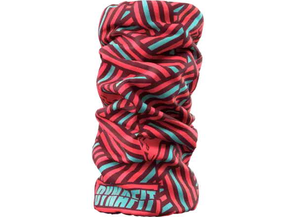 Dynafit Logo Neck Gaiter nákrčník Fluo Coral Razzle Dazzle
