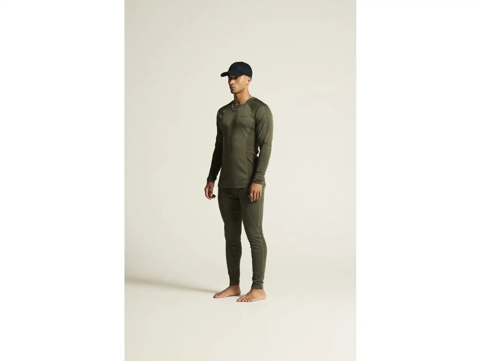 Craft Core Warm Baselayer pánský funkční set zelená