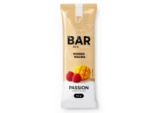 Passion Low sugar bar Mango & maliny 55g