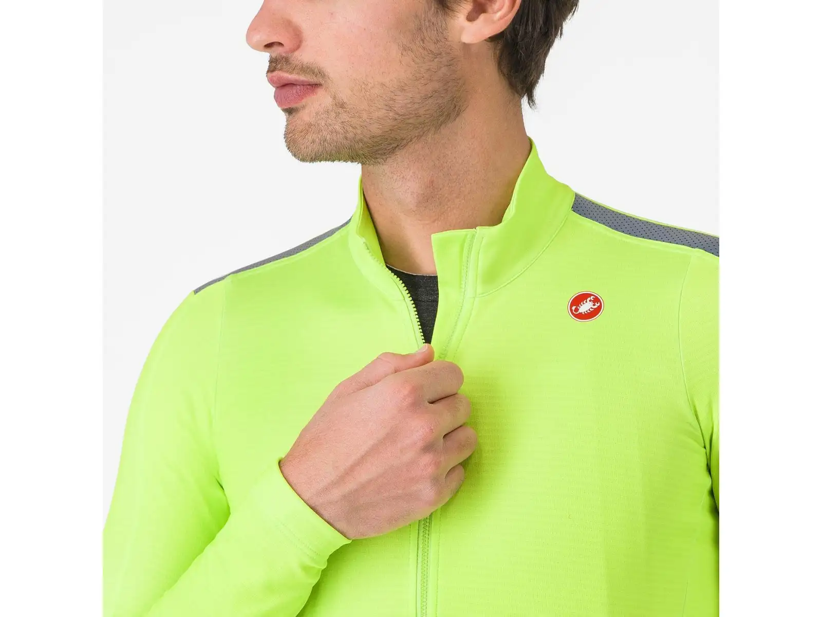Castelli Puro 4 Jersey pánský dres Electric Lime