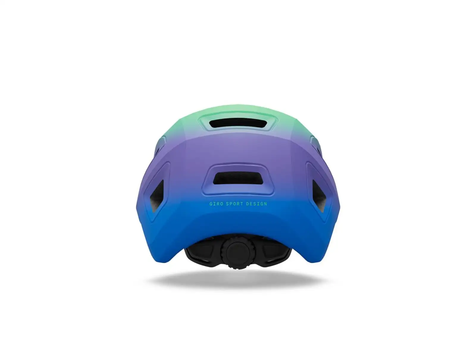 Giro Scamp II dětská přilba Mat Blue Jewel/Vivid Green Fade