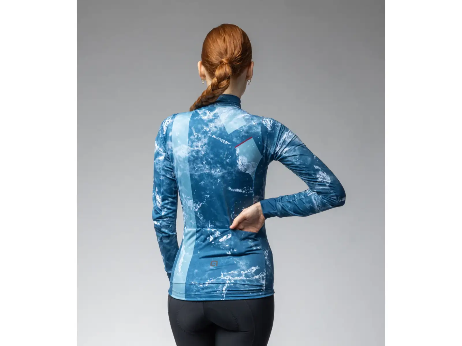 Alé PR-E Icy dámský dres dlouhý rukáv Blue