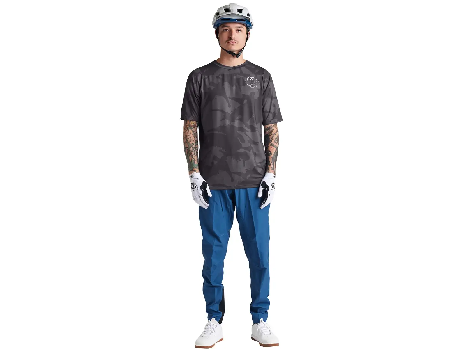 Troy Lee Designs Skyline pánský dres krátký rukáv Shadow Camo Carbon