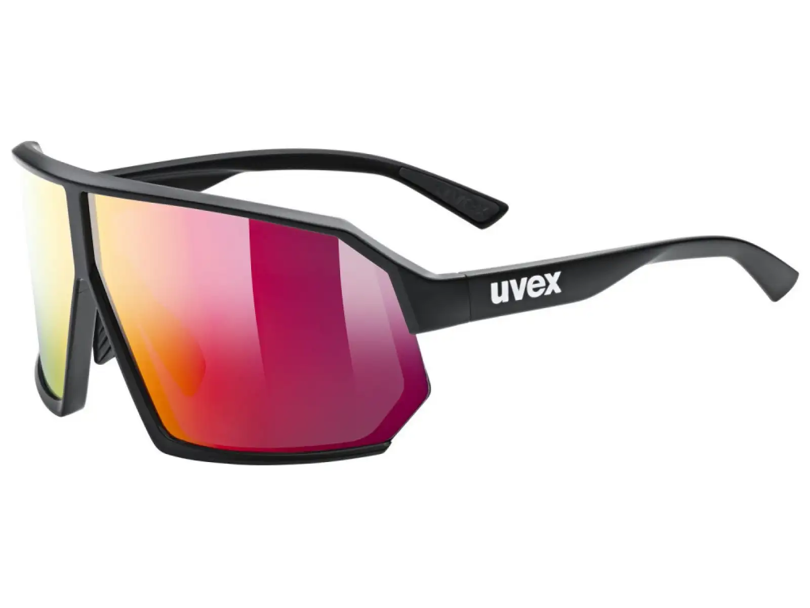 Uvex Sportstyle 237 brýle Black Matt/Mirror Red