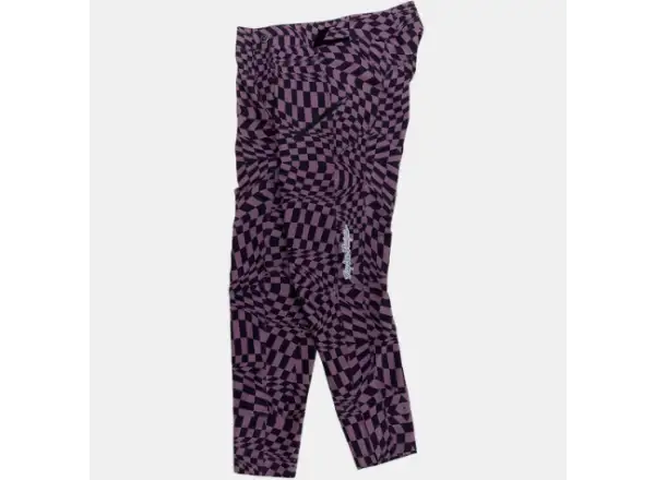 Troy Lee Designs Lilium Twisted Checkers dámské MTB kalhoty Deep Purple