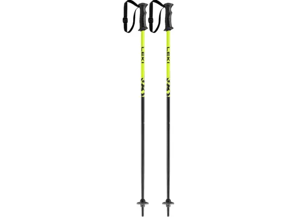 Leki Rider dětské sjezdové hole black-neonyellow-white