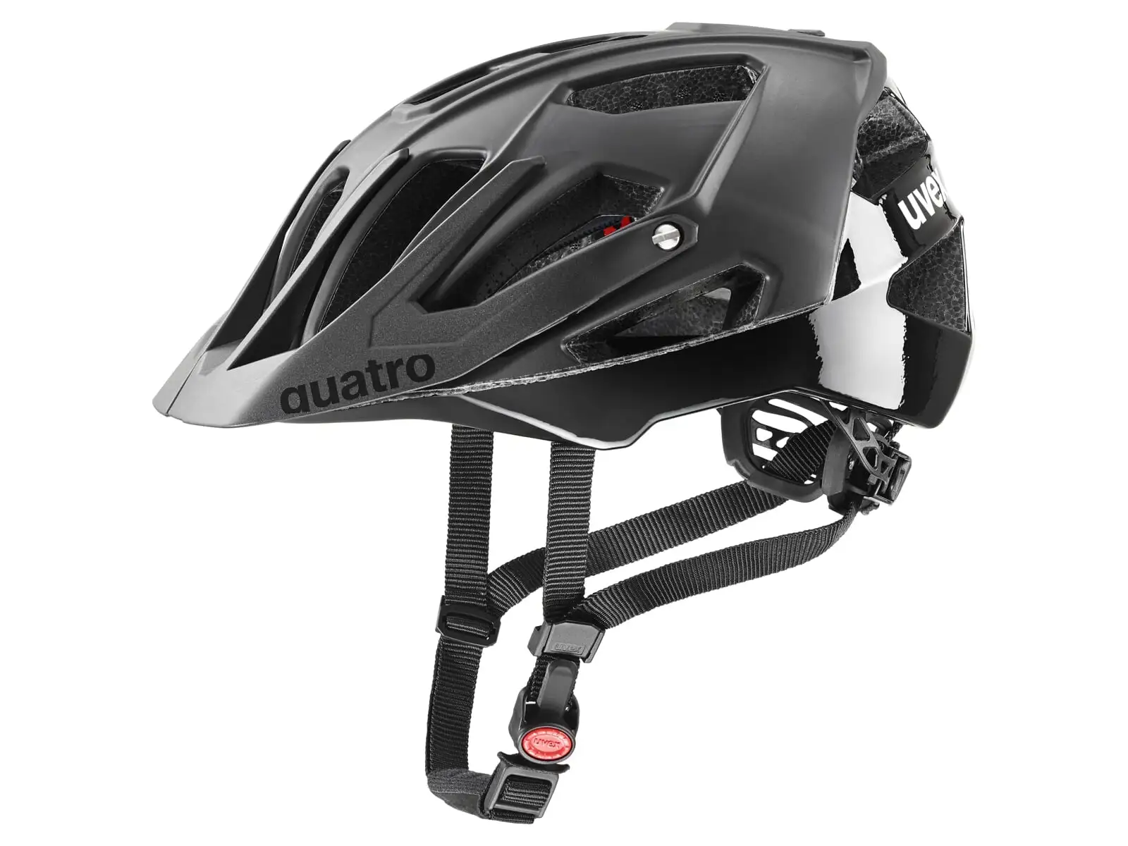 Uvex Quatro CC MTB přilba All Black