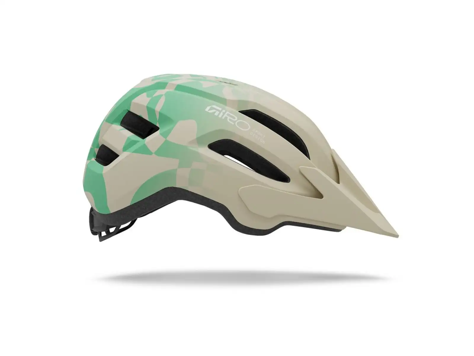 Giro Fixture II přilba Mat Stone/Green Rush