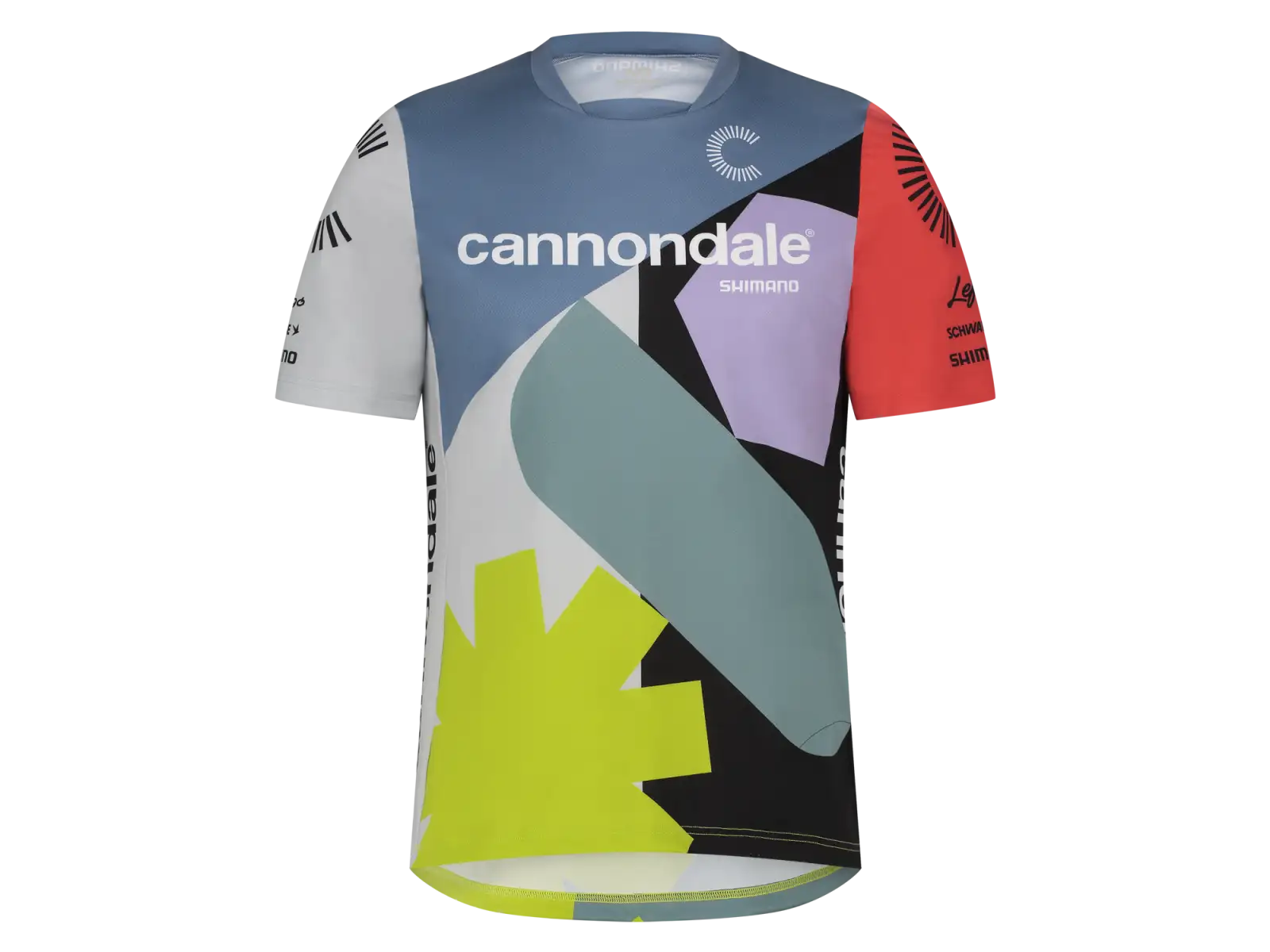 Cannondale CFR Replica MTB pánský dres krátký rukáv Blue/Yellow