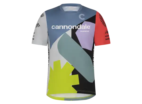 Cannondale CFR Replica MTB pánský dres krátký rukáv Blue/Yellow