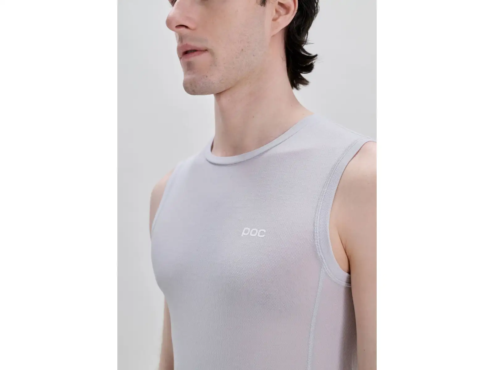 POC Layer Mid pánské spodní triko bez rukávů Granite Grey