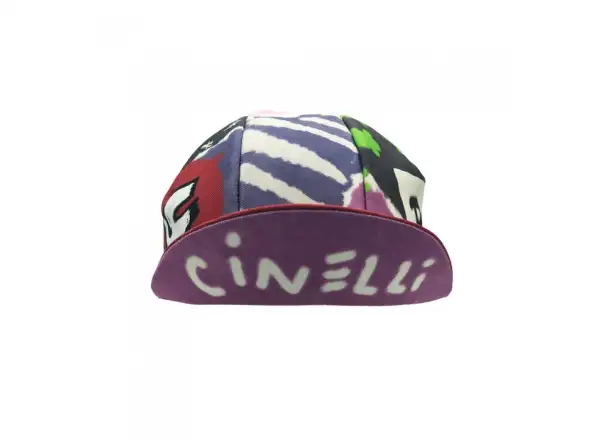 Cinelli MIR cyklistická čepice bílá/červená/fialová