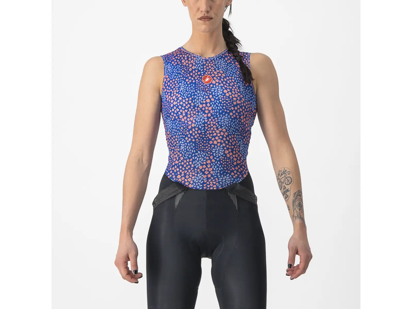 Castelli Pro Mesh 4 W Sleeveless dámské triko bez rukávů Violet Mist