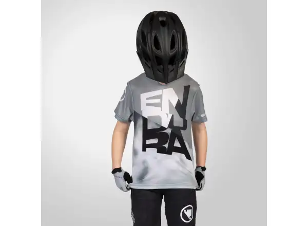 Endura SingleTrack Core dětský dres rkátký rukáv Grey