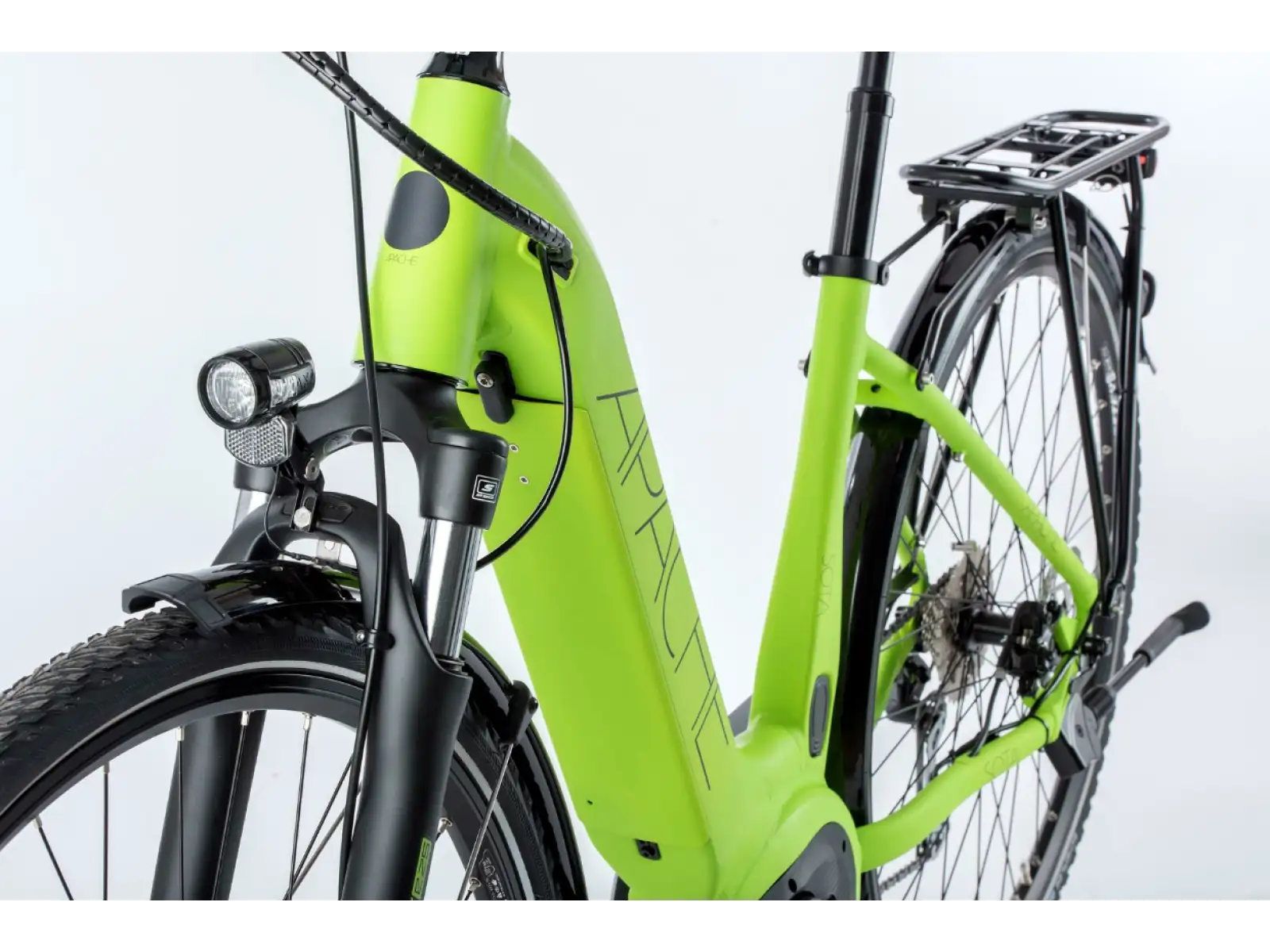 Apache Sota Bosch Active Plus 500 acid green nízkonástupové elektrokolo