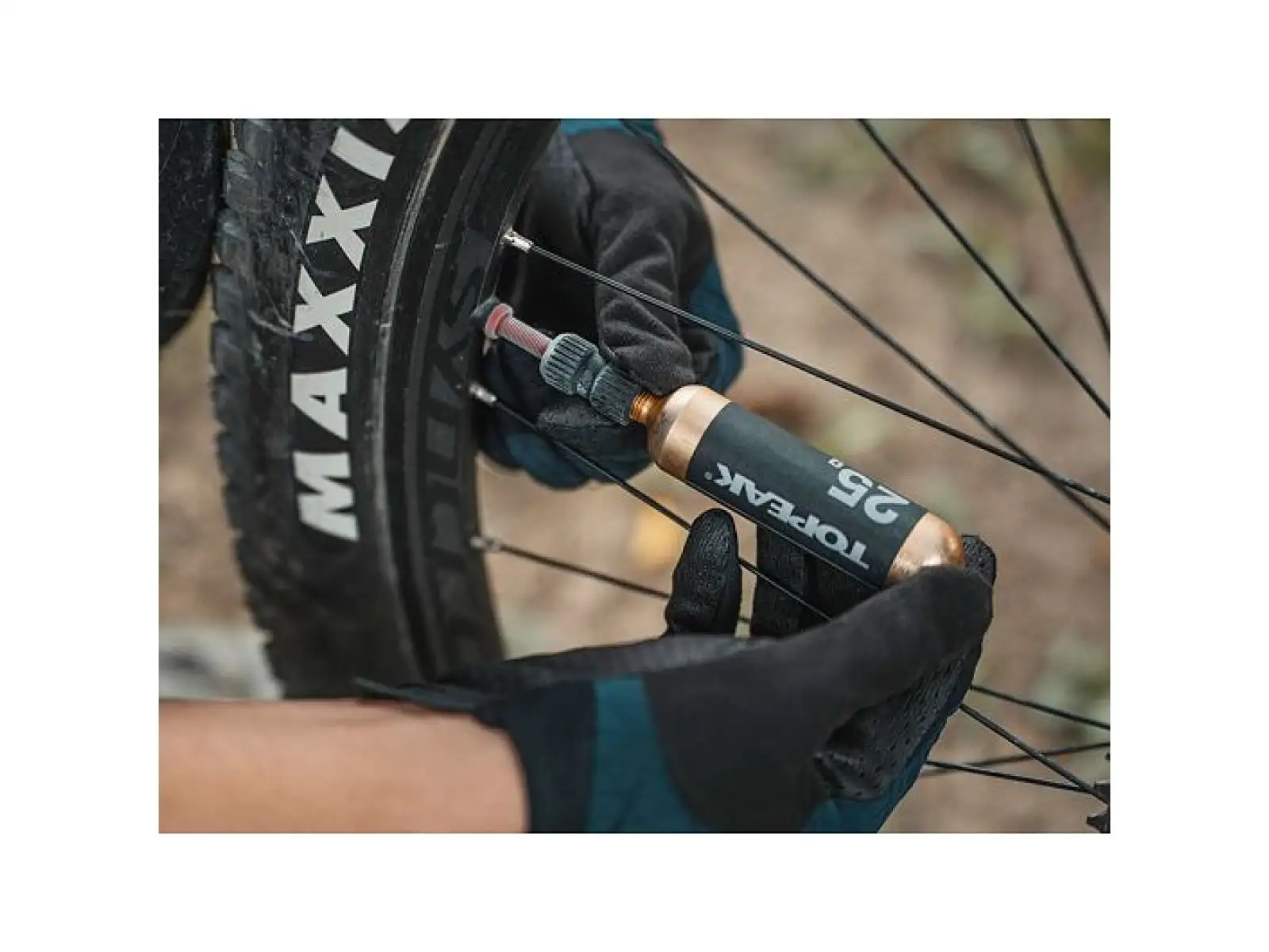 Topeak Nano AirBooster pumpa černá