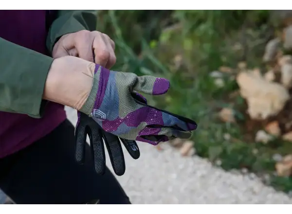 Silvini Saltaro pánské rukavice Plum/Olive