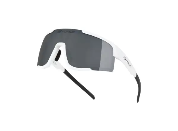 Force Zenith cyklistické brýle bílé/černé zrcadlové sklo