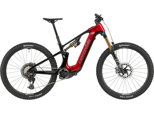 Cannondale Moterra Carbon 1 celoodpružené elektrokolo Metallic Red