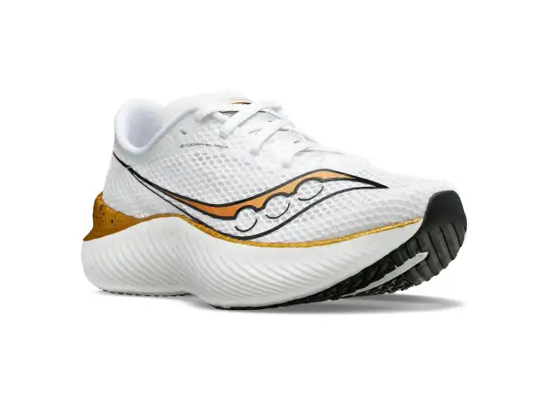 Saucony Endorphin Pro 3 pánské běžecké boty White/Gold