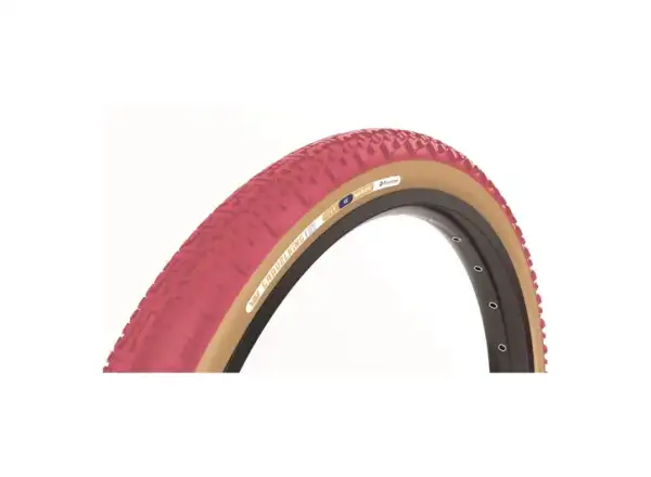 Panaracer GravelKing X1 700x45 gravel plášť cranberry/hnědá kevlar