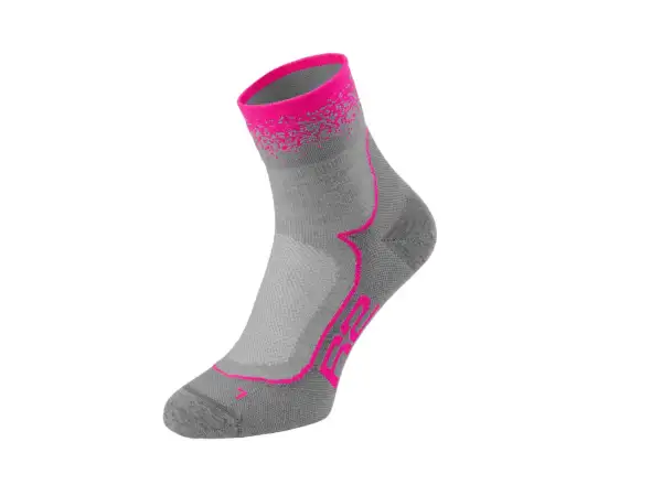 R2 ponožky Grace ATS18A/Grey/Neon Pink