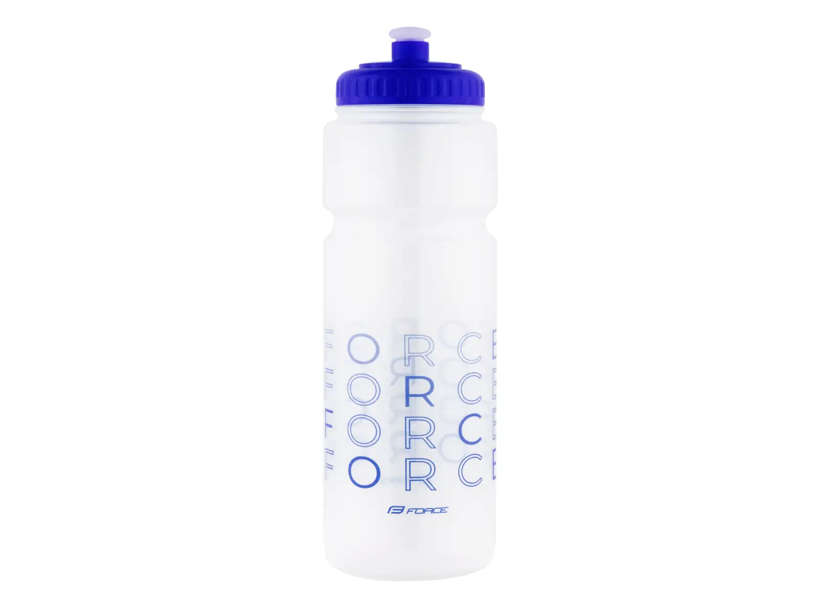 Force Enjoy cyklistická láhev 750 ml transparentní/modrá