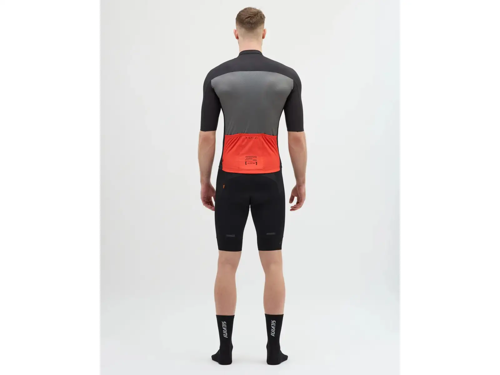 Silvini Stelvio pánský dres krátký rukáv Black/Ruby