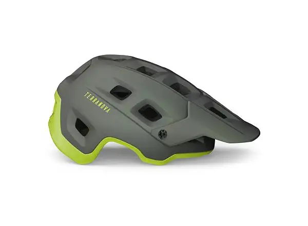 MET Terranova přilba Gray/Lime Matt