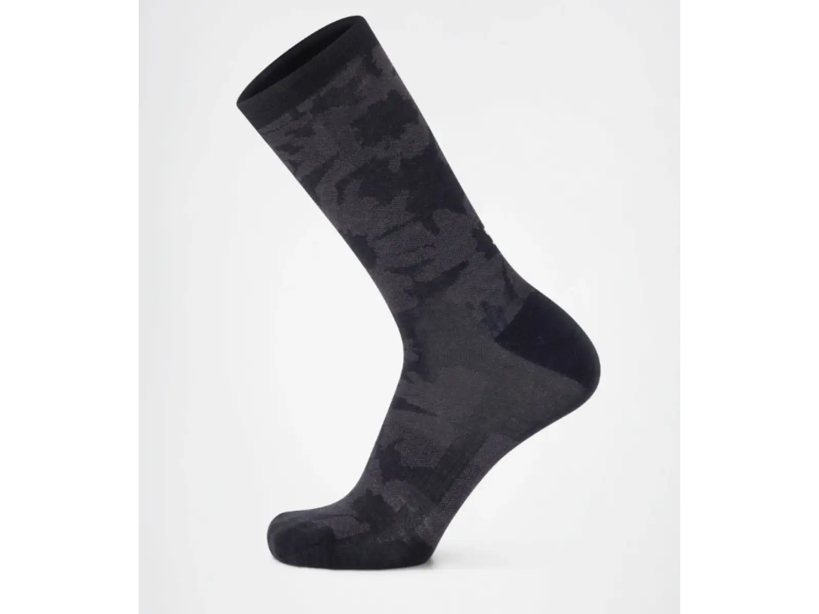 Mons Royale Atlas Merino Crew ponožky Black Logo AOP