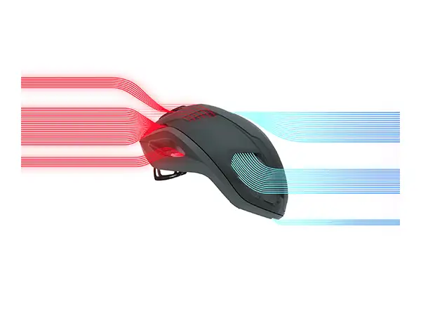 Lazer Vento KinetiCore přilba černá/stříbrná