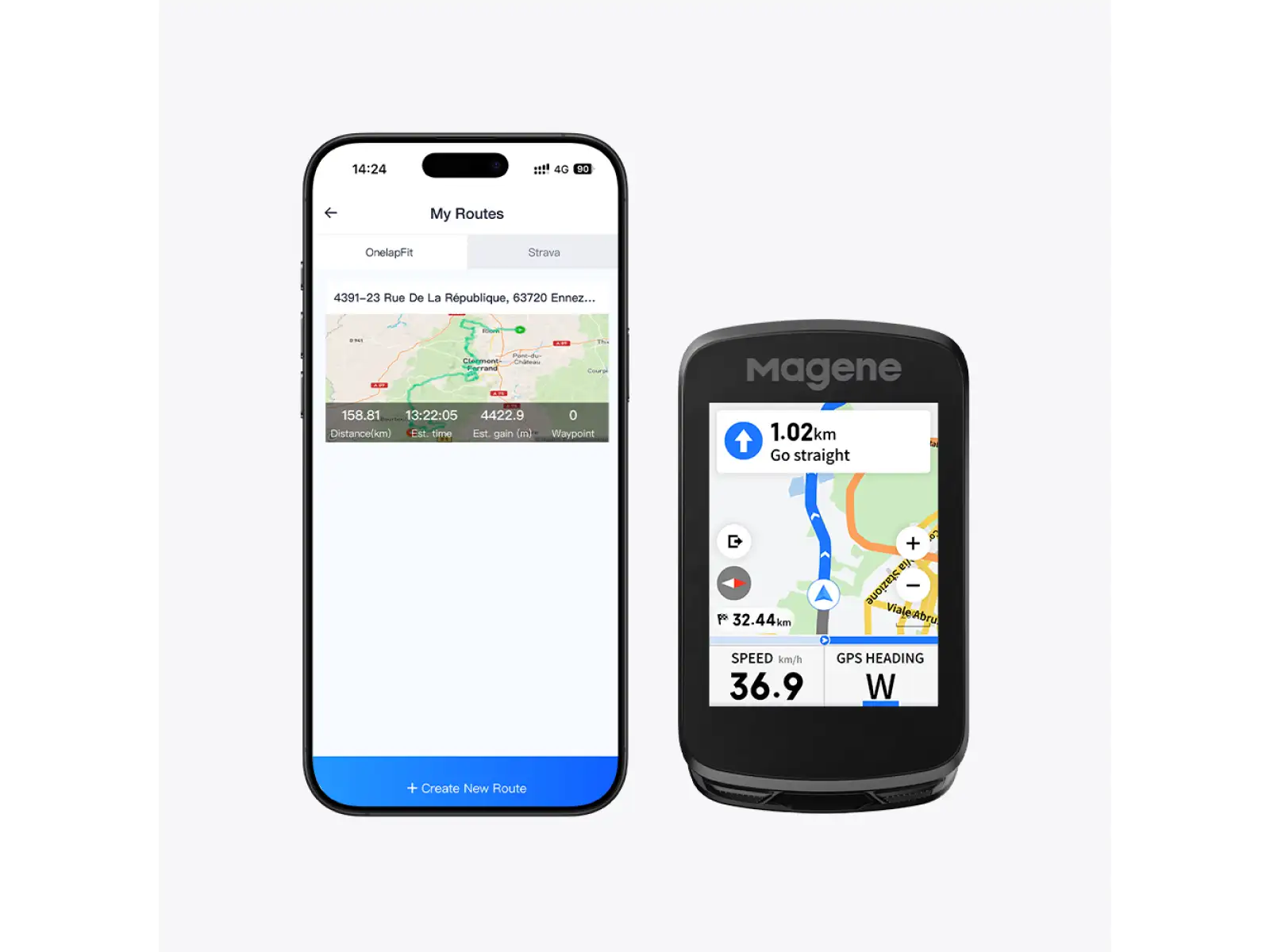 Magene C606 V2 GPS cyklopočítač
