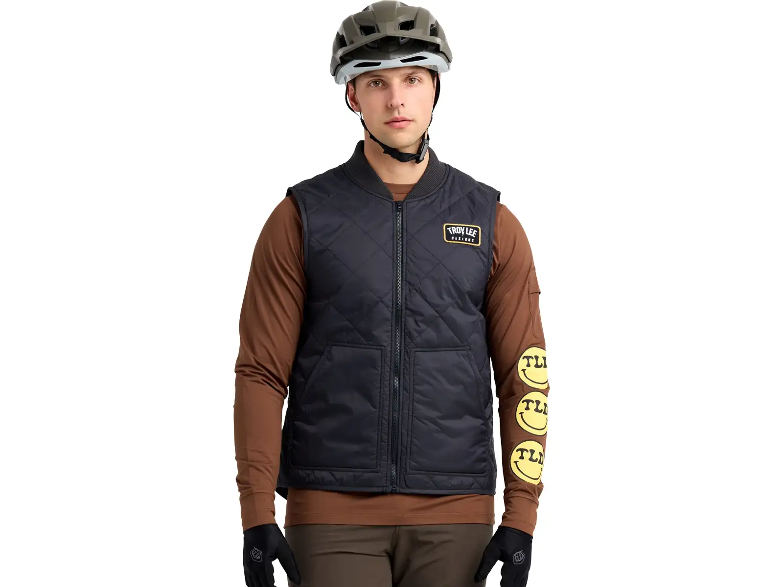 Troy Lee Designs Ruckus Ride Vest pánská vesta Mono Carbon