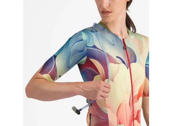 Castelli Unlimited Pro dámský dres krátký rukáv Multicolor Green