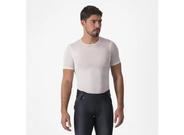 Castelli Pro Mesh 2.0 funkční triko krátký rukáv White