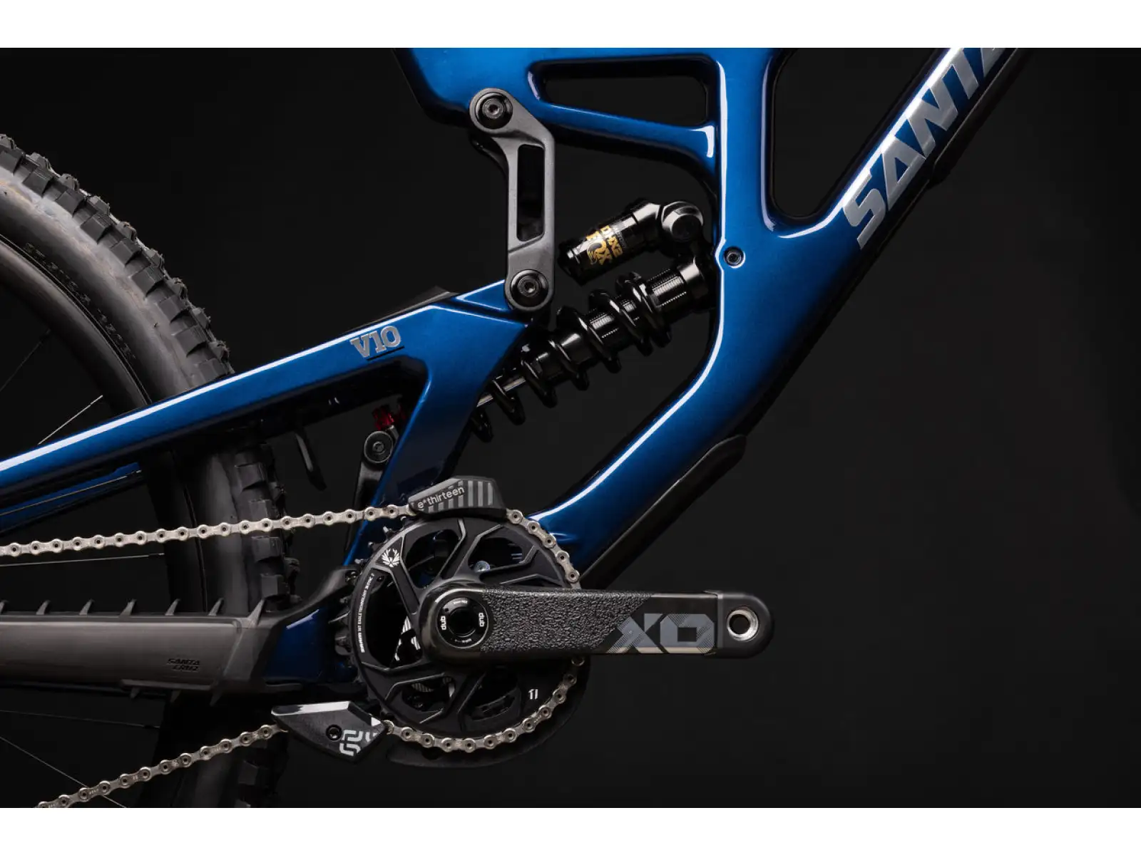 Santa Cruz V10 8 CC MX 27 DH S sjezdové kolo Gloss Liquid Blue
