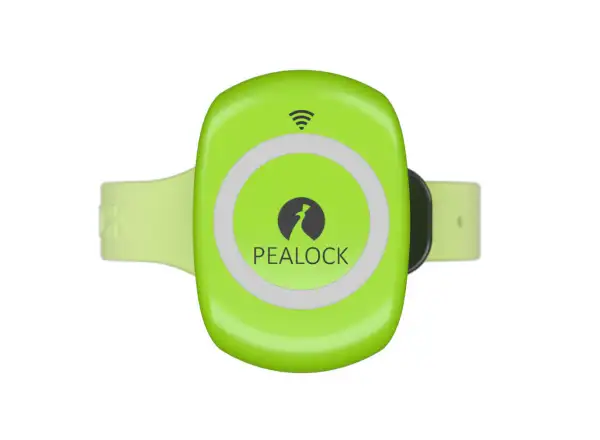 Pealock 1 elektronický zámek na sportovní vybavení zelená