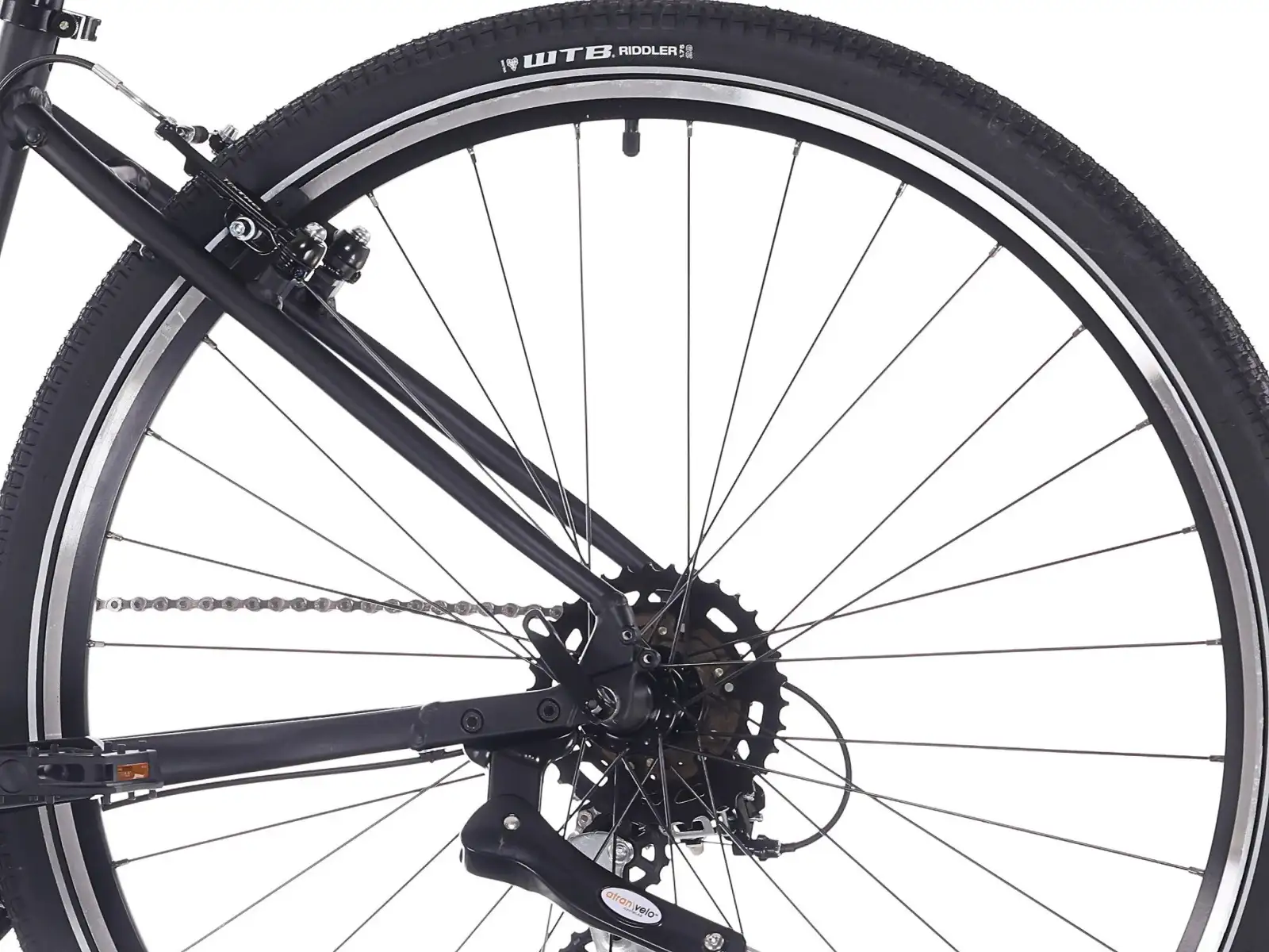 Rock Machine Rokk 30 Easy Entry trekingové kolo Matte Black