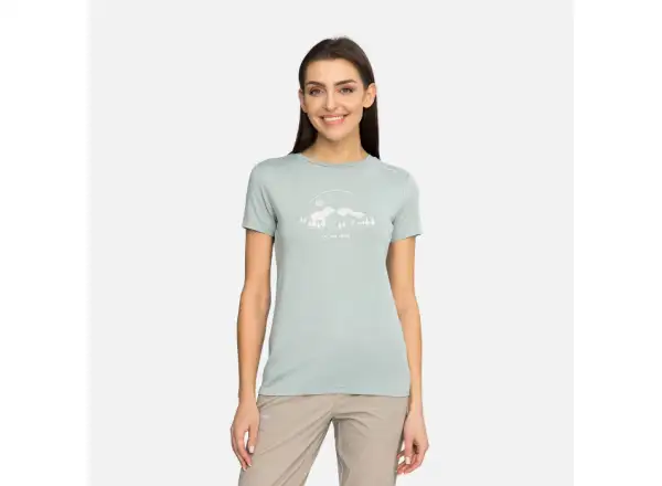 Viking Lenta Lady dámské triko krátký rukáv Green/Beige
