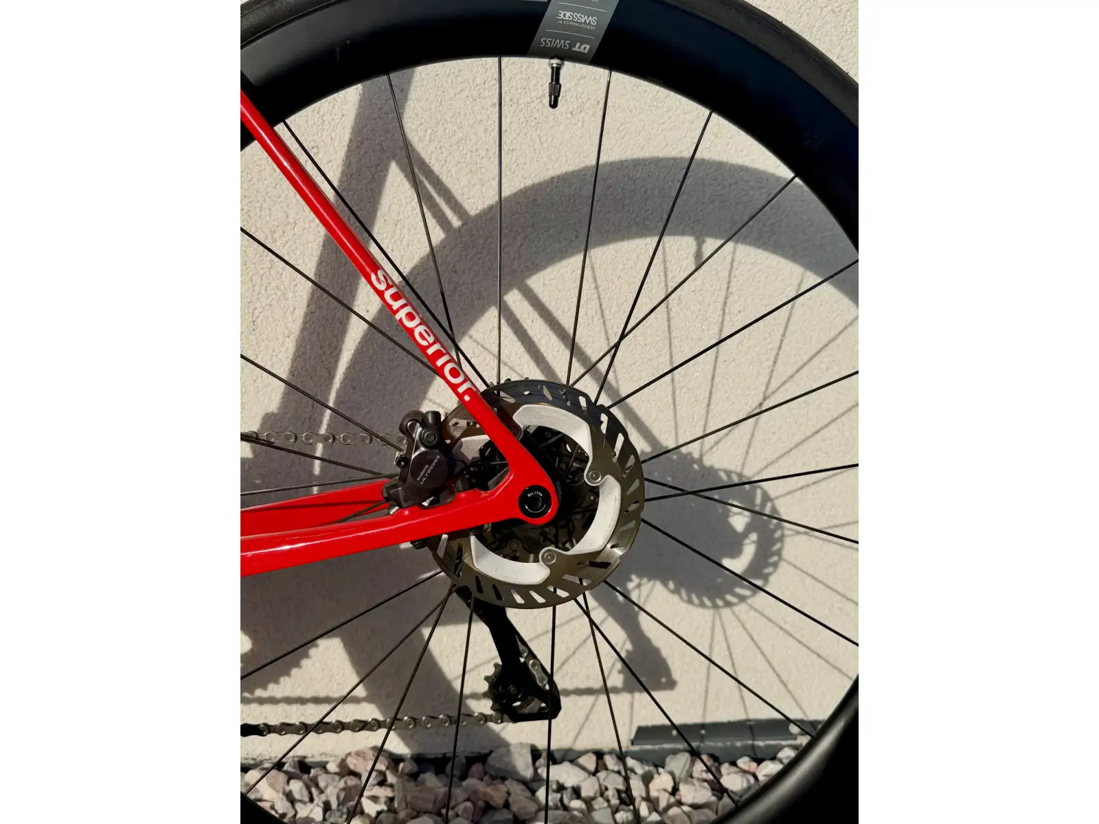 Superior RR 9.8 kolo silniční kolo Gloss Red / White PROVĚŘENO