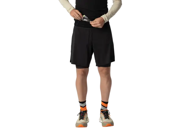Dynafit Ultra 2v1 pánské běžecké kraťasy Black Out