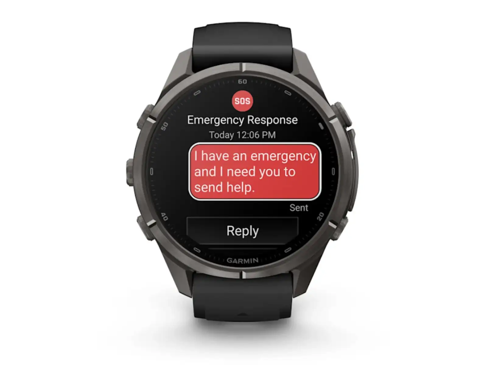 Garmin Fénix 9 Pro inReach 43 mm chytré hodinky Carbon Gray DLC Titanium Black/Pebble Gray
