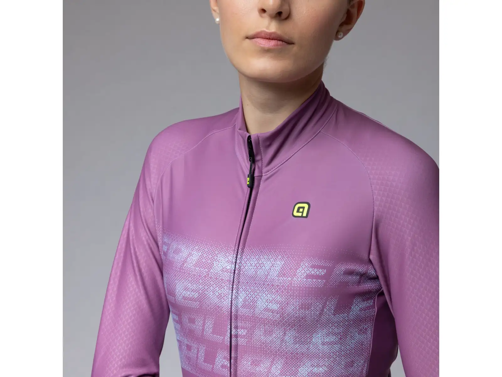Alé PR-E Identity dámský zateplený dres dlouhý rukáv Orchid
