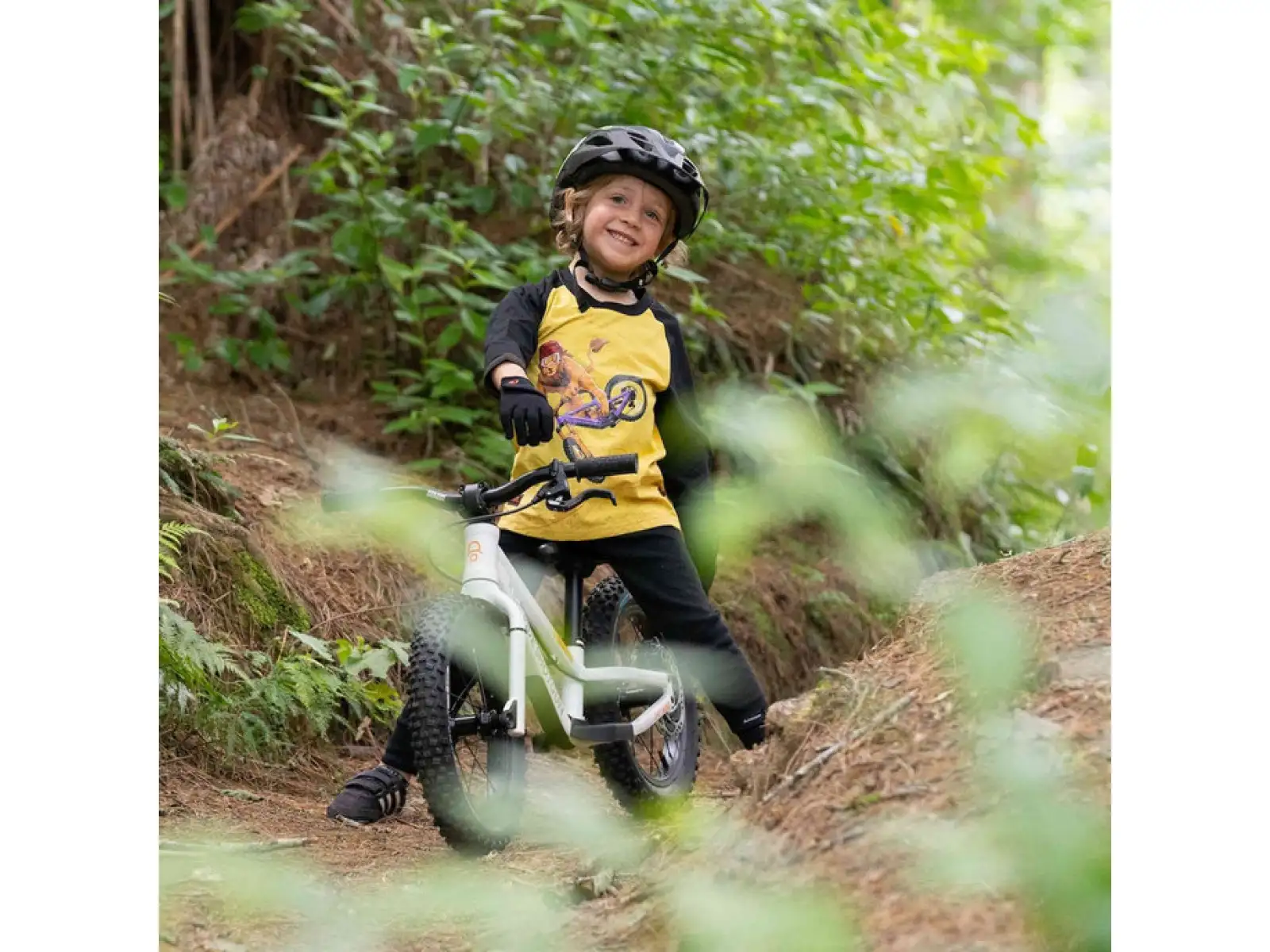 Kids Ride Shotgun Lion Windproof dětský dres dlouhý rukáv