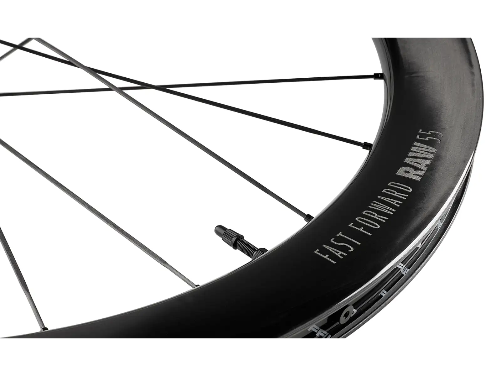 FFWD RAW CS 55 silniční vypletená kola Gloss Black