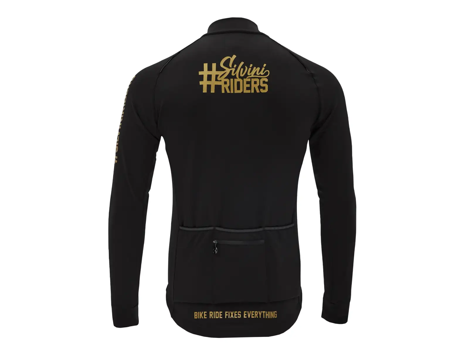 Silvini Leverono pánský dres dlouhý rukáv Black/Gold