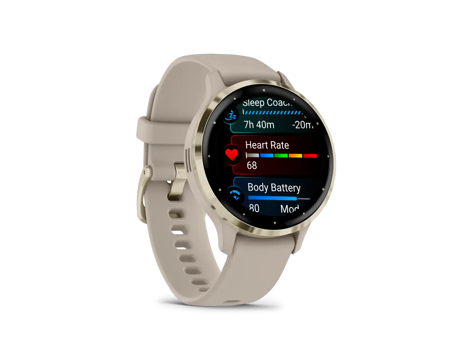 Garmin Venu 3S chytré hodinky Soft Gold/French Gray
