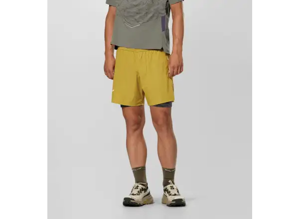 Salewa Pedroc Durastretch 2v1 pánské kraťasy Olive Oil